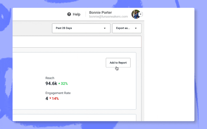 Buffer Analyze: Create report in two clicks